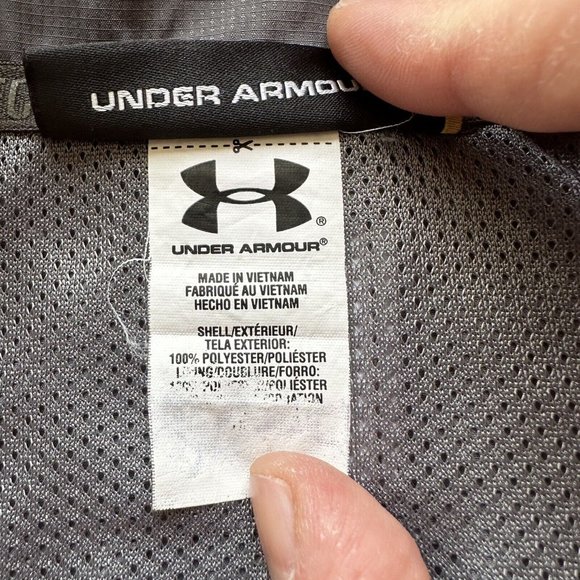 Under Armour Jacket Mens 2XL Windbreaker Full Zip Mock Neck Project This House - Picture 11 of 12